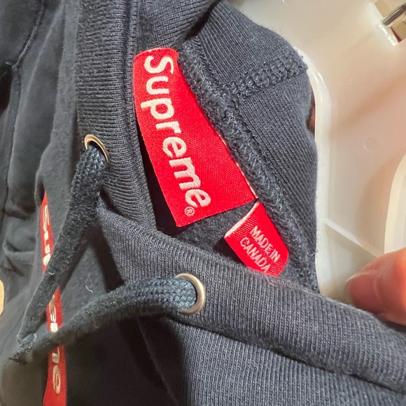 Navy Supreme Hoodie - Picture 4 of 5